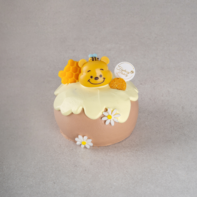 Winnie the Pooh Belgium Chocolate Cake
