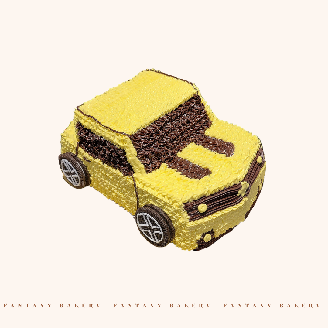 3D Car Cream Cake