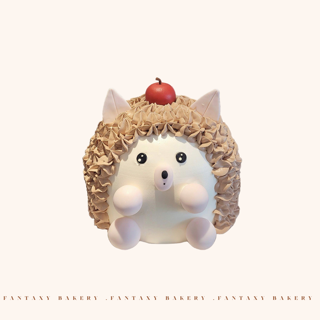 3D Hedgehog Cake