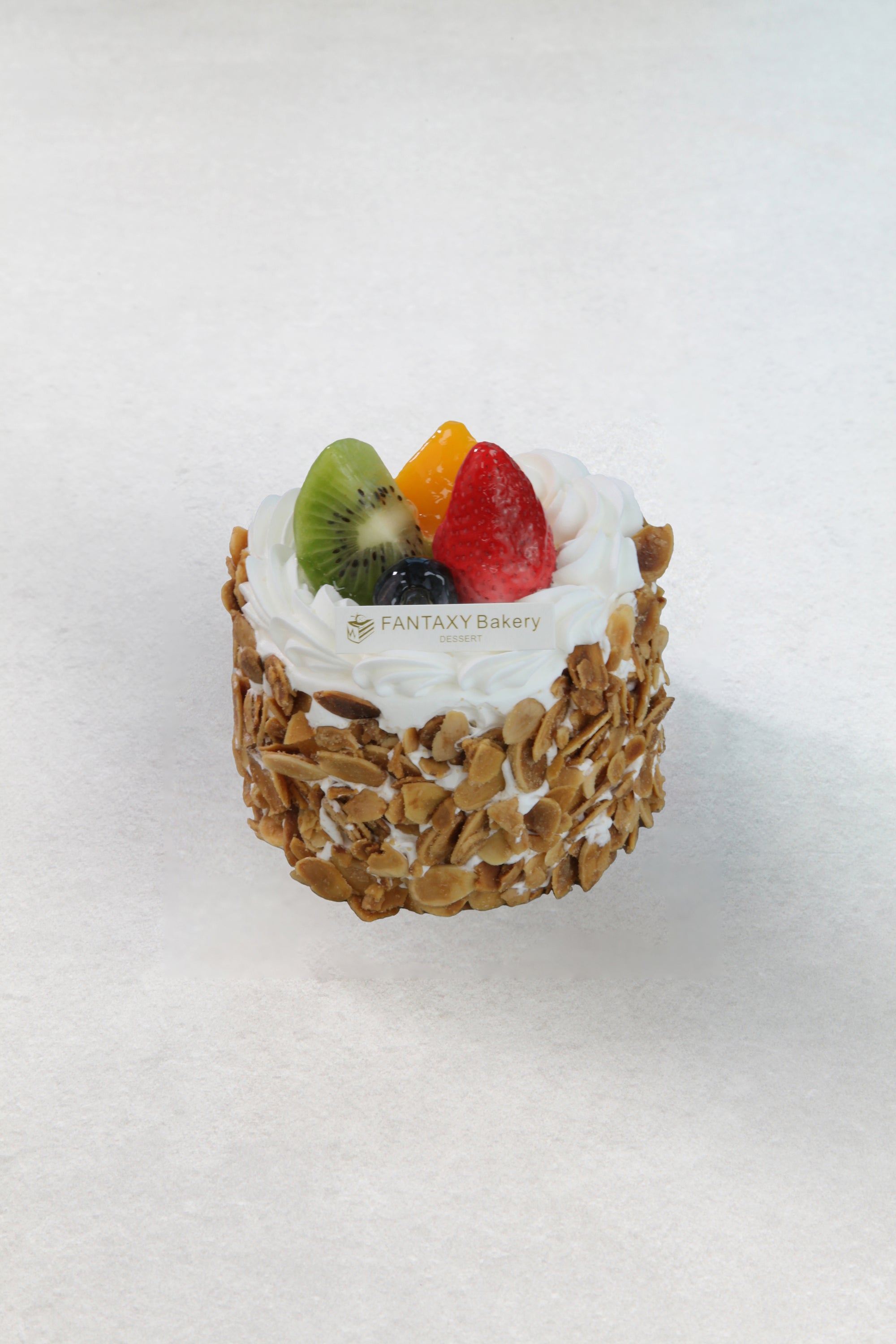 Almond Mix Fruit Vanilla Cake