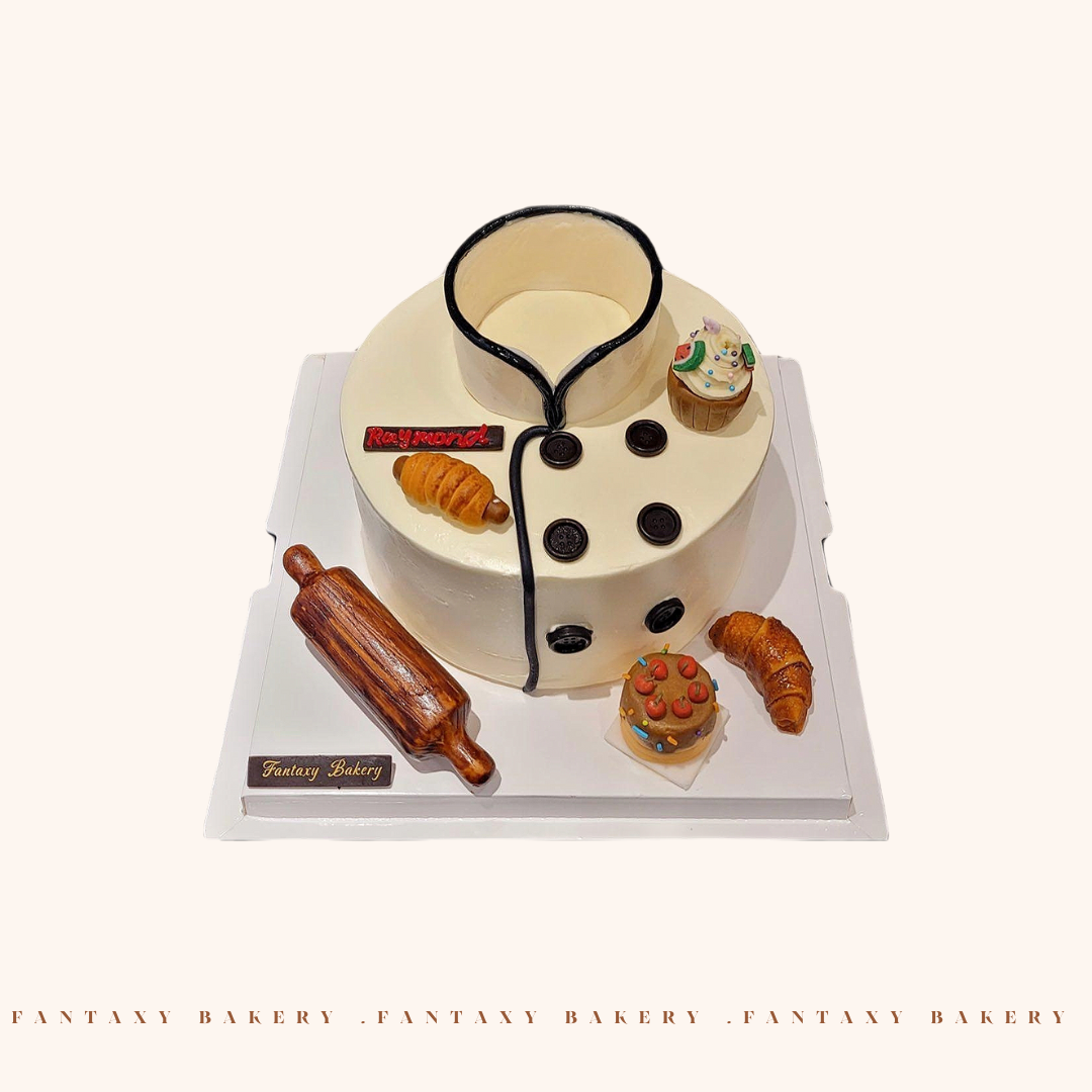 Chef Fondant Cake