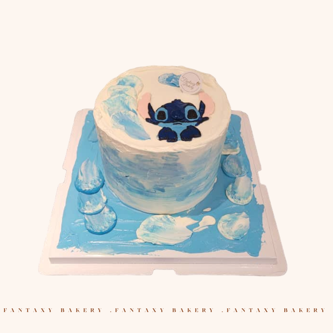 Cloudy Sky Stitch Cake