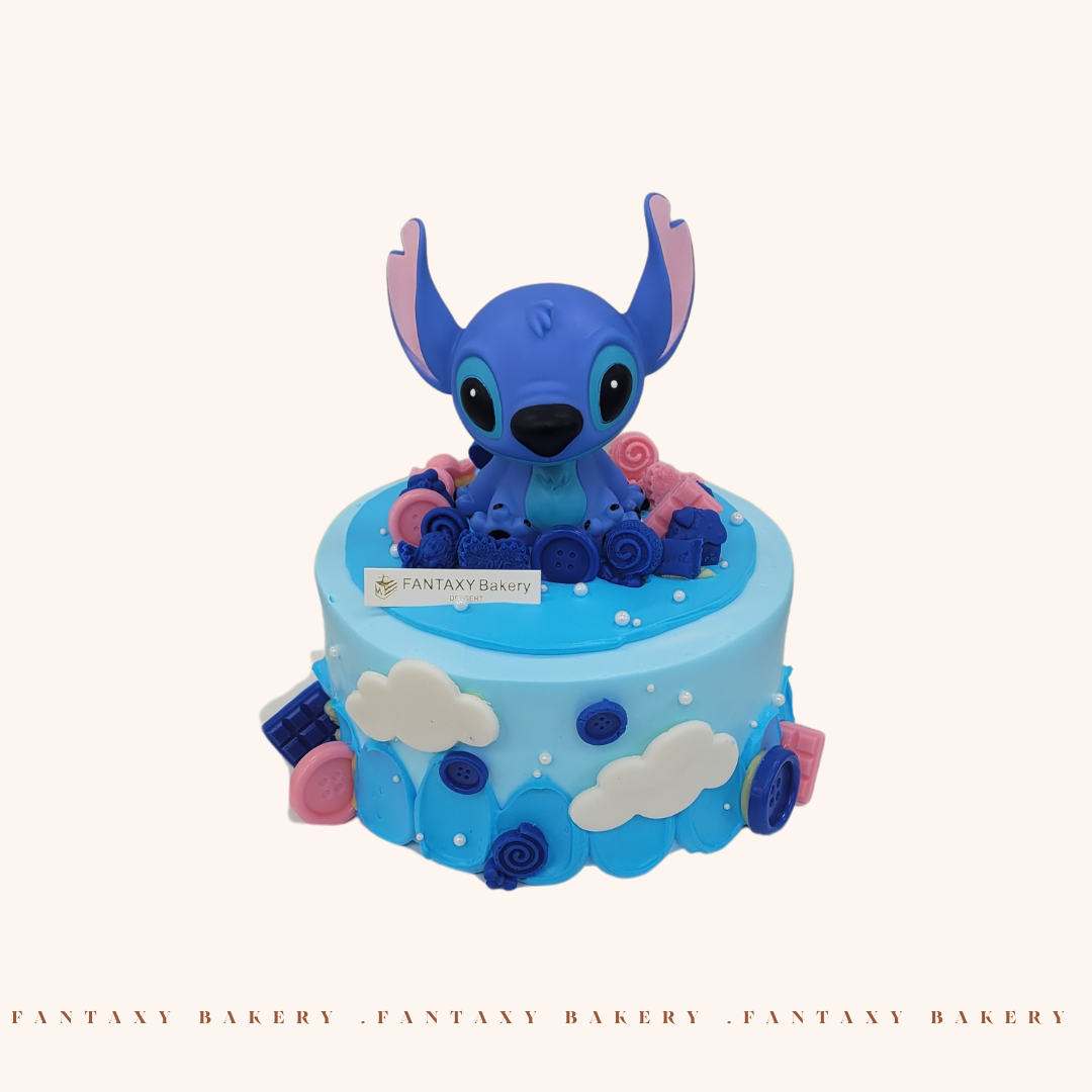 Cloudy Sky Stitch Cake