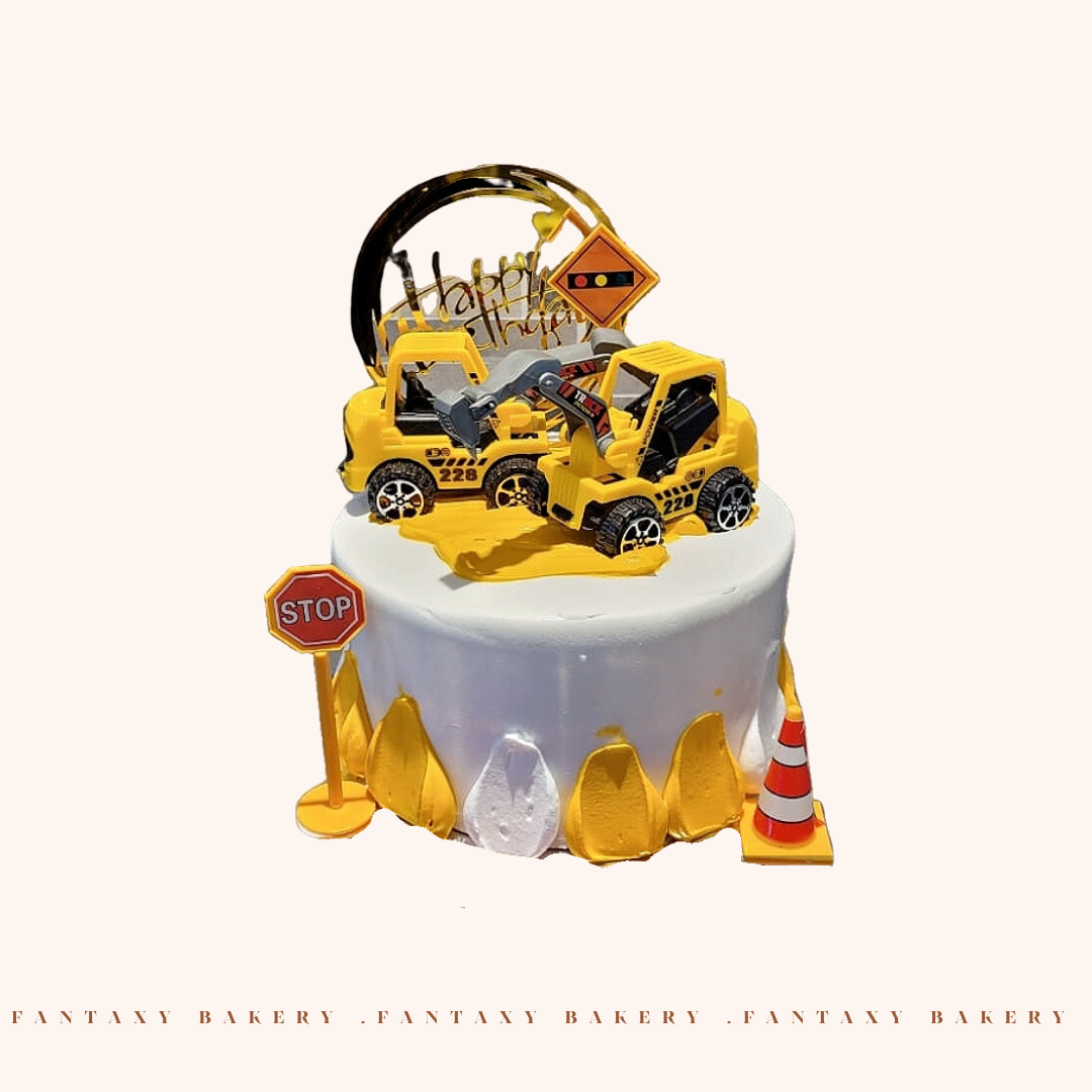 Construction Crane Truck Cake
