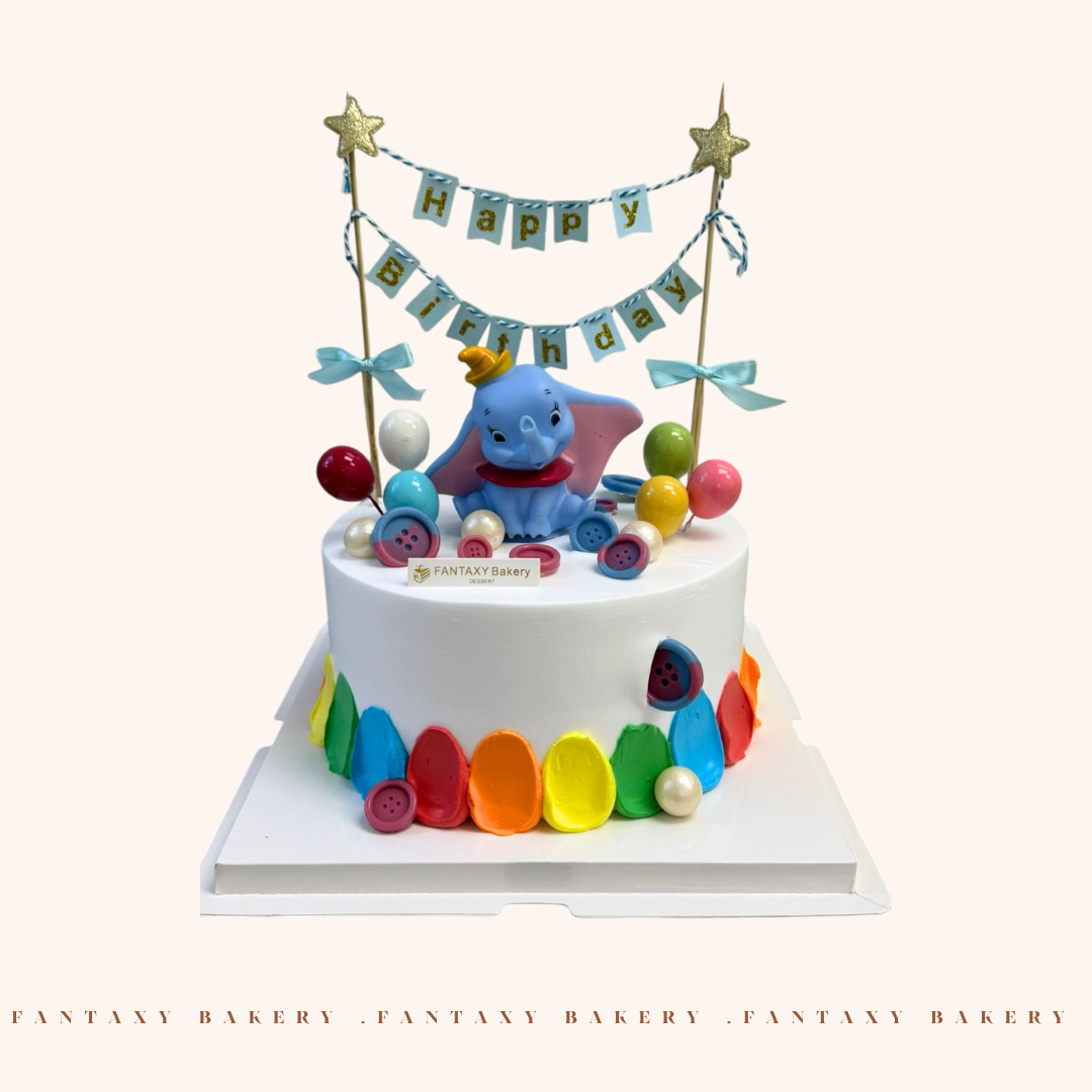 Elephant Theme Cake