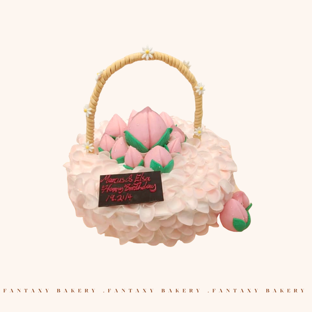 Longevity Peach Cake