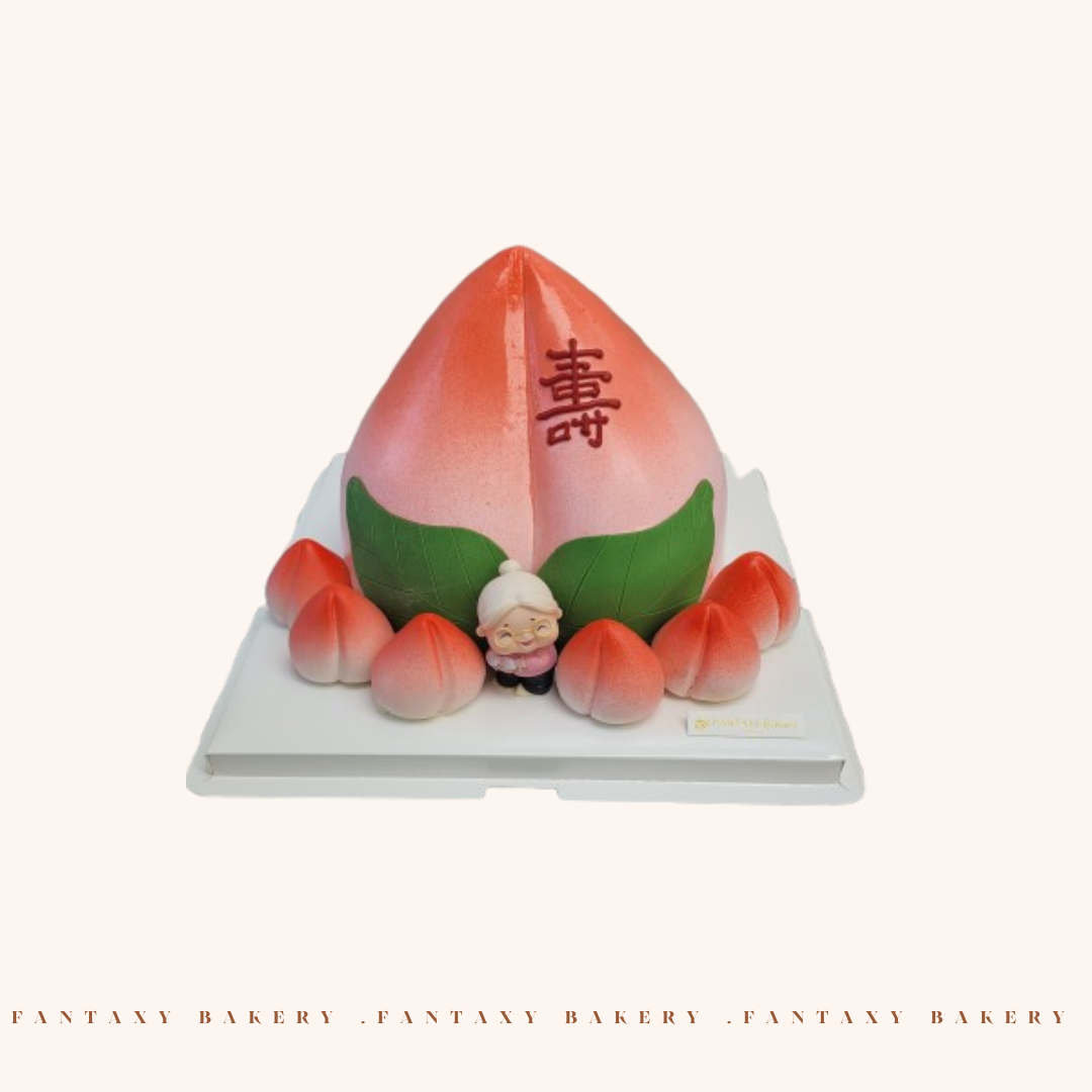 Longevity Peach Cake