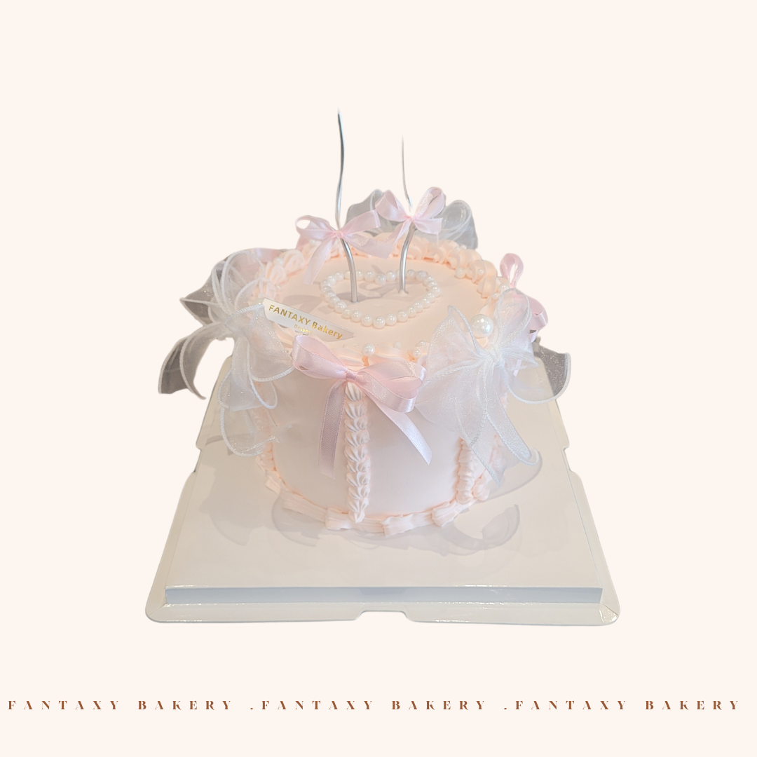 Luxe Ribbon Bliss Cake