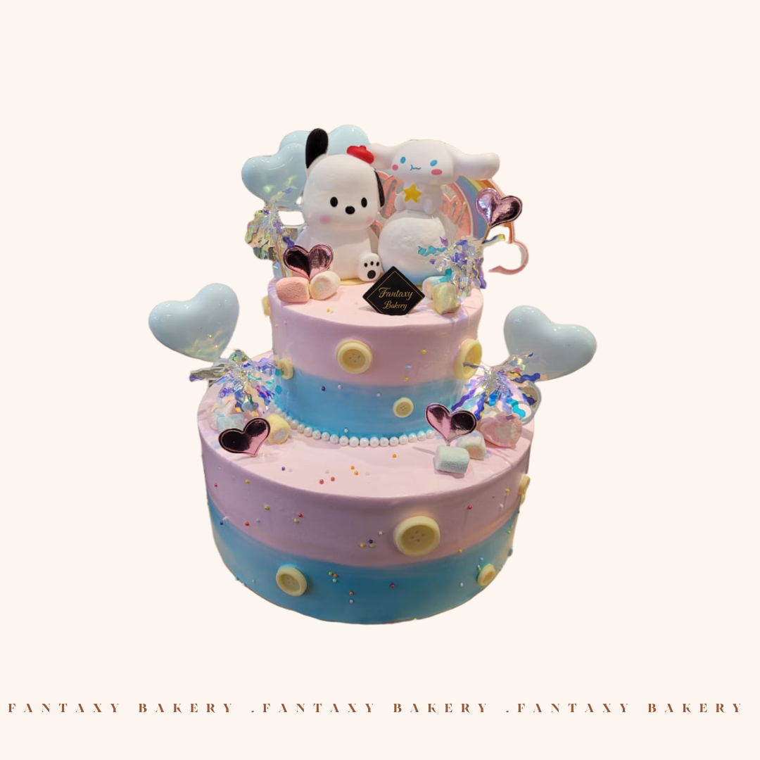 Sanrio Cinnamoroll Two-Tier Cake