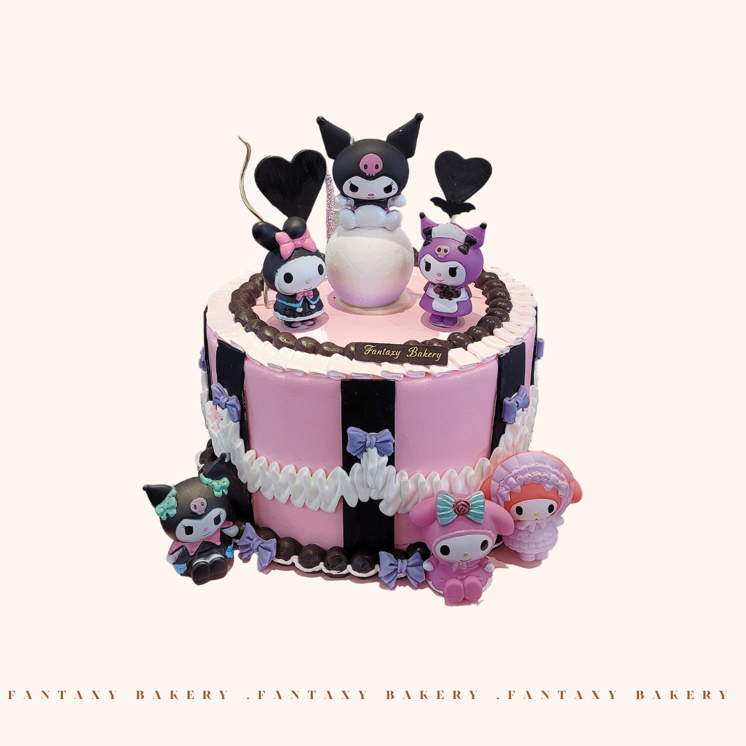 Sanrio Kuromi Cake