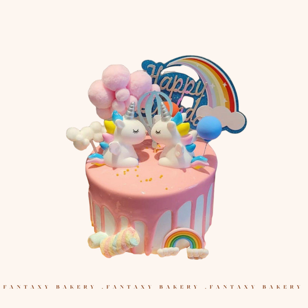 Unicorn Rainbow Cake