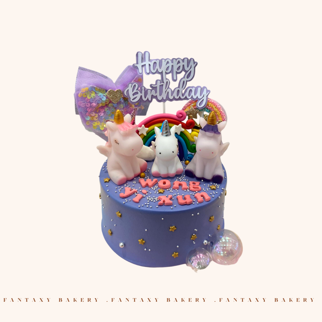 Unicorn Rainbow Cake