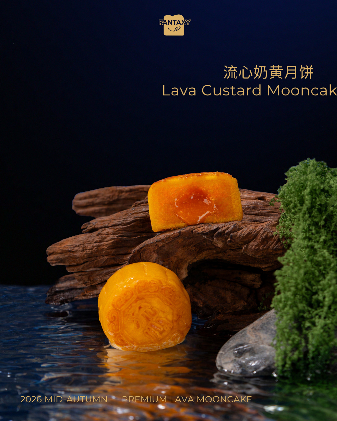 Lava Custard Mooncake