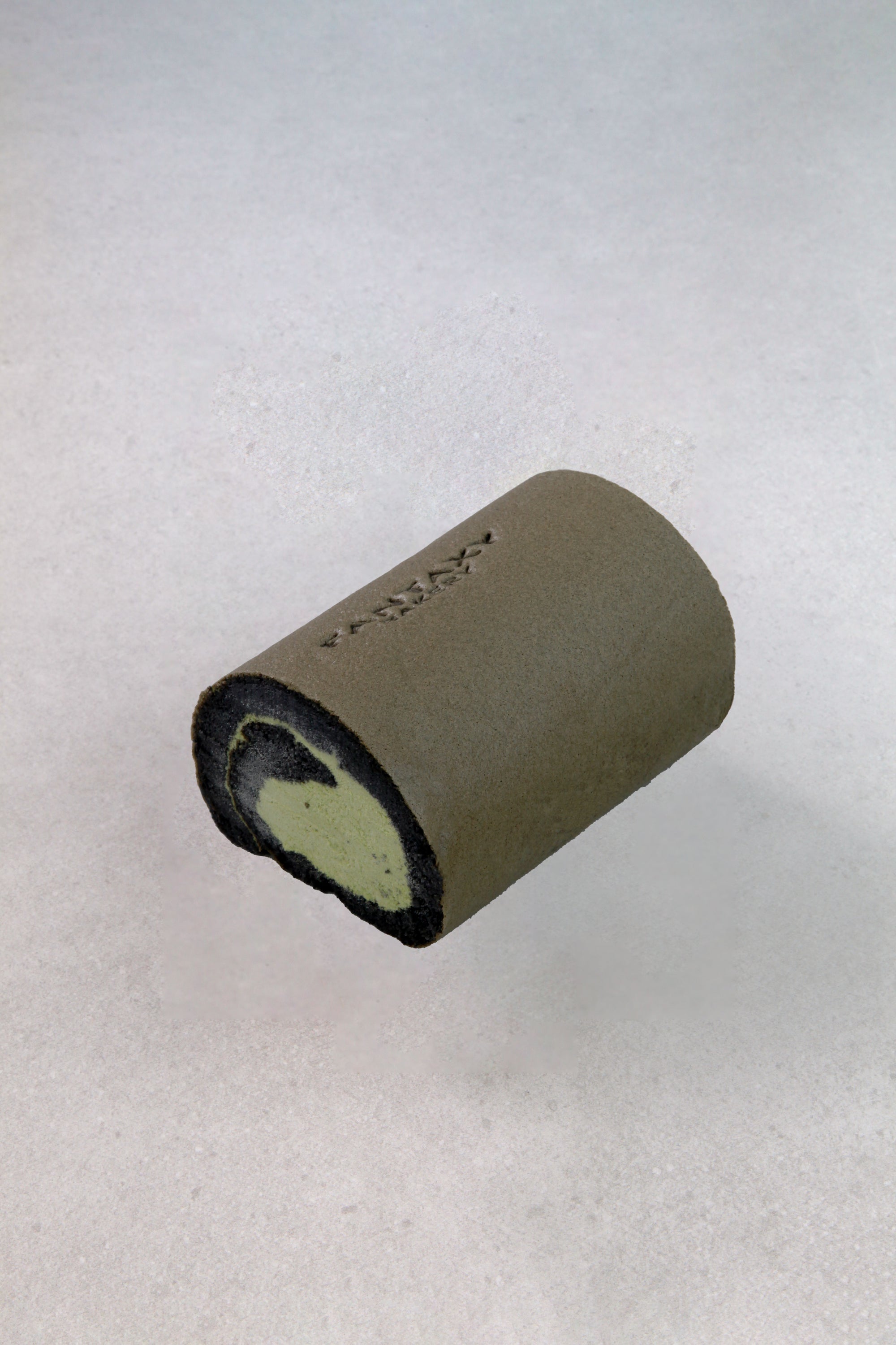 Charcoal Matcha Cream Roll